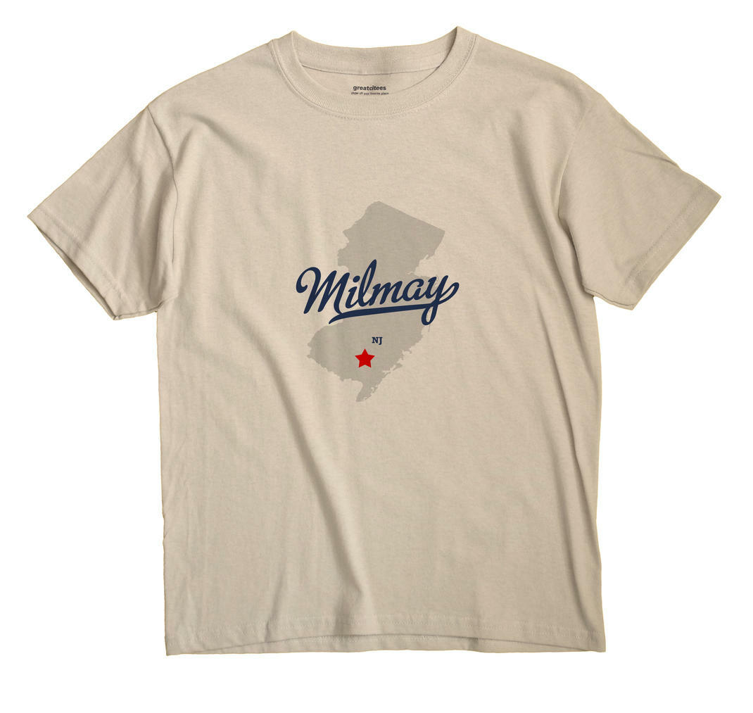 Milmay New Jersey NJ TShirt MAP eBay