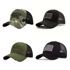 USA Embroidered American Flag Trucker Hat