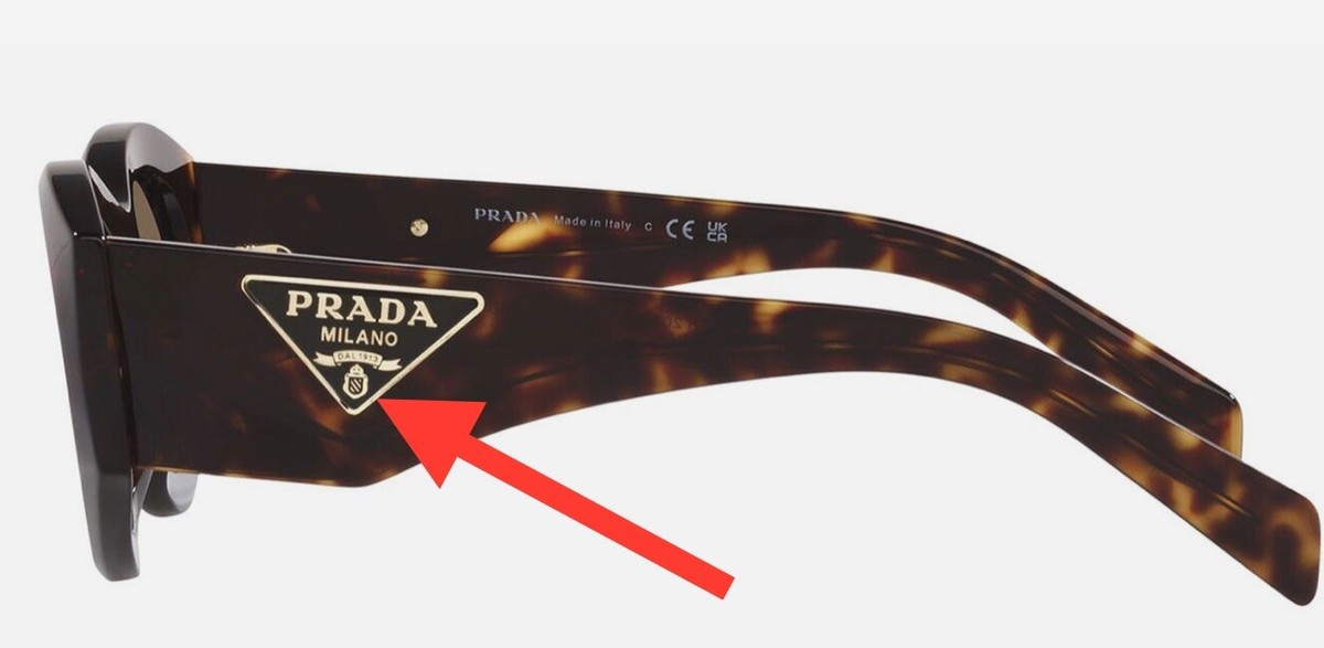 PRADA PR 20ZS Women Black/ Golden Replacement Icon Logo