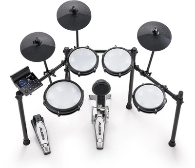 Alesis Nitro Max Kit - 8-piece Electronic Drum Set with mesh heads and Bluetooth