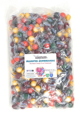 Jawbreakers, Assorted, 5 lbs. ~ YANKEETRADERS  ~ FREE SHIPPING