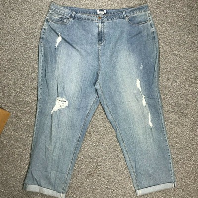 plus size boyfriend jeans uk