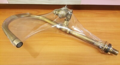 Brass Kitchen Bathroom Sink Faucet Tap Bird Spigot Single Handle Vintage Water