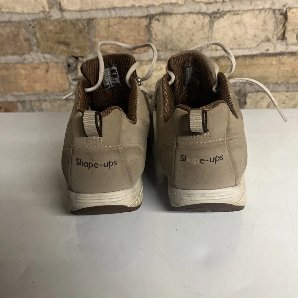 Sapatos Skechers Feminino 7.5 Shape Ups Marrom Claro Conforto Caminhada com Cadarço - Ver Desc - Imagem 3 de 4