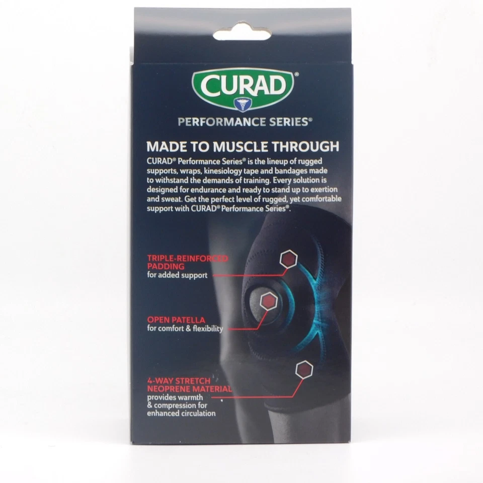 Пуловер с поддержкой колена Open Patella Curad серия Performance поддержка размер S/M - Изображение 3 из 4