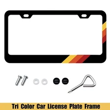 For Toyota RAV4 Accessories Tri 3 Color Car License Plate Frames Cover