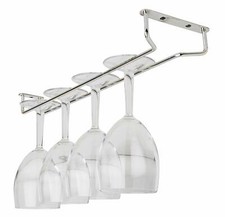 Beaumont Chrome Plated Glass Rack 16inch | Glass Hanger, Glass Holder, Glassware