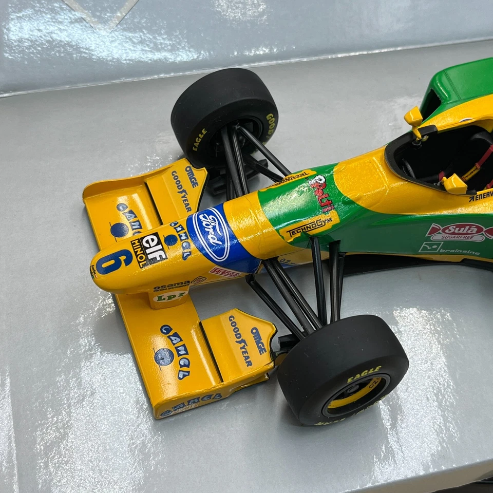 MINICHAMPS 1/18 Benetton Ford B193 Riccardo Patrese CAMEL old diecast 180930006 - Image 2 of 4