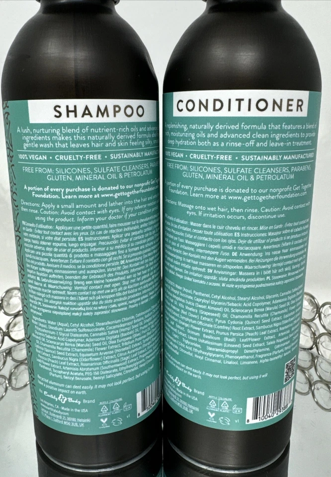 Earthly Body MKS eco WOW Nurture Sulfate Free Shampoo & Body Wash & Conditioner - Image 3 of 3