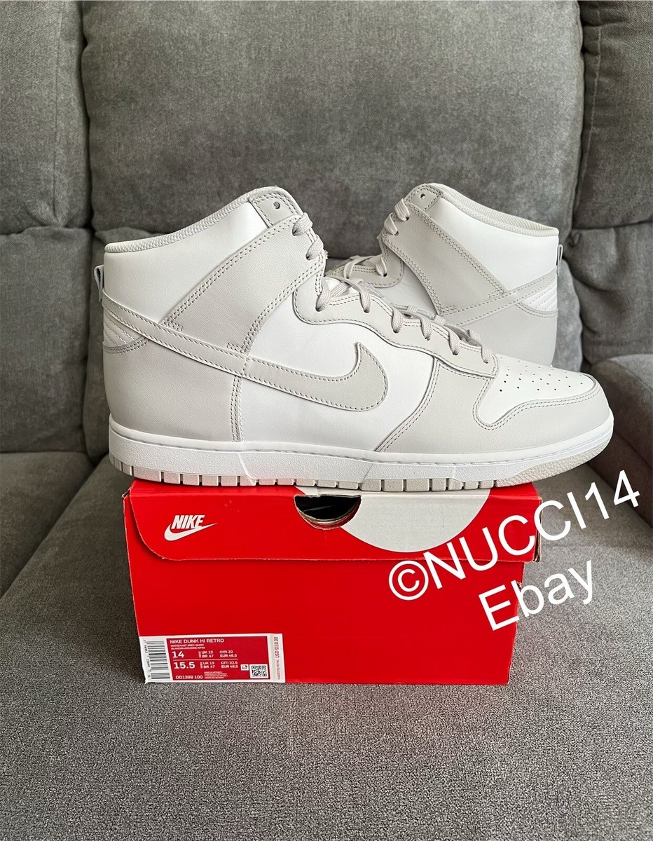 Nike Dunk High Grey White NIKE DUNK HIGH RETEO VAST GREY