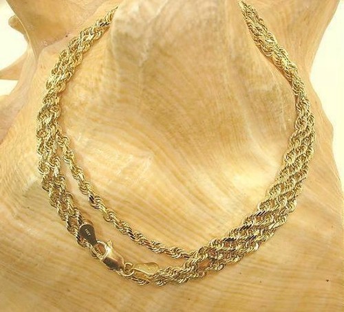 3MM SOLID CORE 14K YELLOW GOLD DIAMOND 