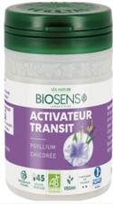 Biosens GÉLULE VÉGÉTALE ACTIVATEUR TRANSIT - PSYLLIUM CHICORÉE - BIO
