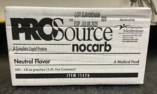 100 Medtrition ProSource Liquid Protein 1 fl oz Pouches Neutral Flavor EXP. 2025