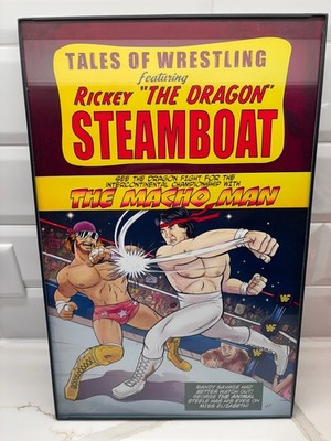 Tales Of Ricky The Dragon Steamboat vs. Macho Man Erik Hodson 11x17 Print