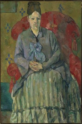   Paul Cézanne Art Print Poster - Lady in Armchair - 24x36  Premium 200gsm