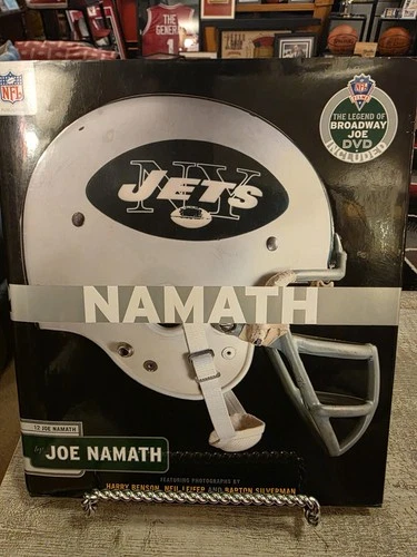 Joe Namath JSA Certified Signed Book With DVD 1st Edition 1st Printing AUTOGRAPH