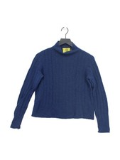 Madewell Women's Jumper S Blue Polyamide with Wool, Other, Elastane Pullover