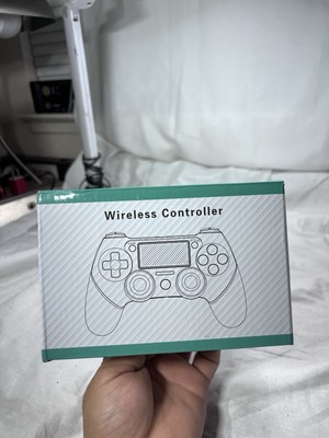 Wireless Controller for PS4, Wired P-4 Pro Controller with Paddles, Black P-4