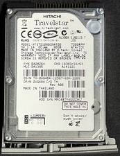 Hitachi Travelstar 80GB 7200RPM 2.5" IDE HDD / HTS721080G9AT00 / UG484 / UH798