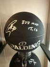 Stephen Curry Autographed Ball with Steiner Hologram 15-16 B2B MVP Inscription
