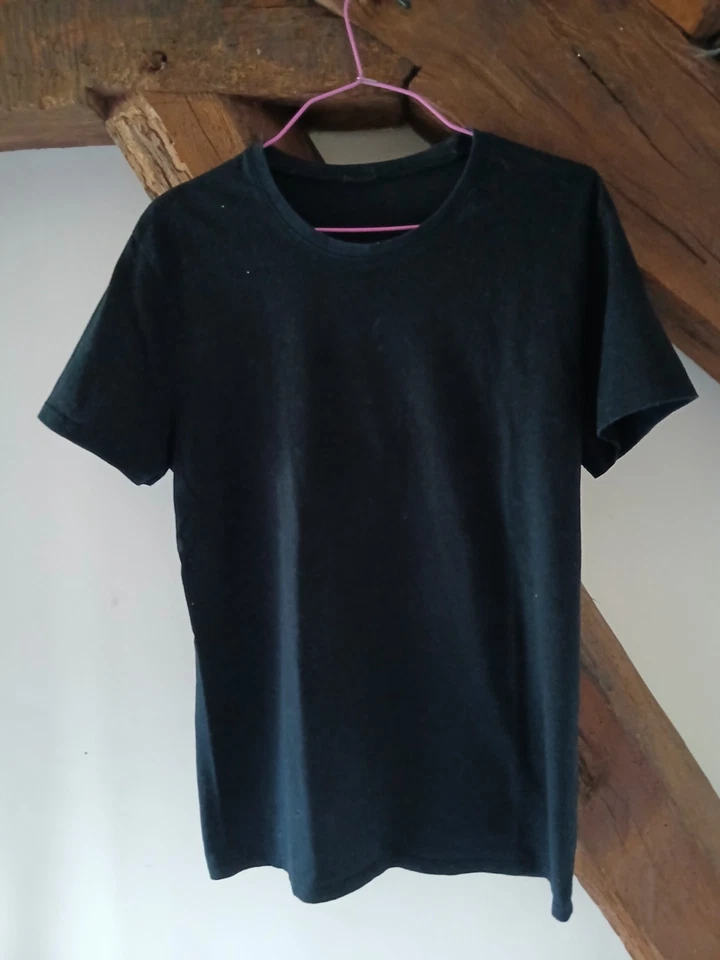 Tee-shirt noir basique femme taille 40 - Photo 1/1