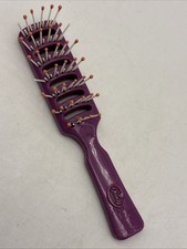 Vintage Goody Vented Styling Finishing Brush PURPLE ball tip .USA Read