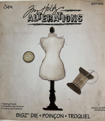 Tim Holtz Alterations Sizzix Bigz Die ~ Sewing Room 657186 ~ Never Used