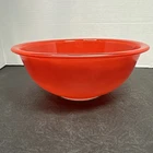 Vintage Pyrex Clear Bottom 2.5 Liter Primary Red Mixing Bowl # 325 Read!