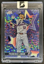 2025 Topps Cosmic Chrome Francisco Lindor Starfractor #SF-9 Mets