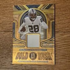 Josh Jacobs 2023 Panini Gold Standard Football Gold Rush! 🔥/299 Jersey Patch