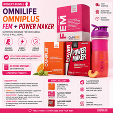 Omnilife Omniplus + FEM + Power Maker Womens ...
