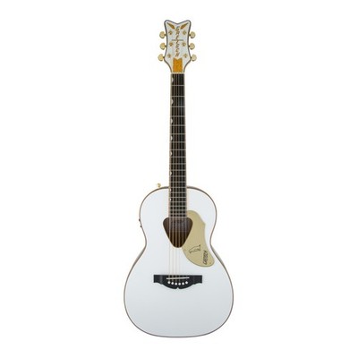 Gretsch G5021E Rancher Penguin Parlor Acoustic Guitar (White) RARE