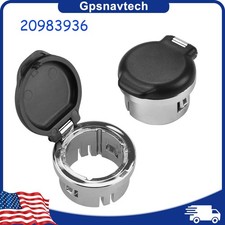2pcs Cigarette Lighter Power Outlet Socket Cap Plug Cover Set 25793816 20983936