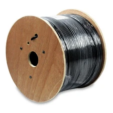 1000Ft CAT6 UTP Direct Burial Outdoor Cable Black