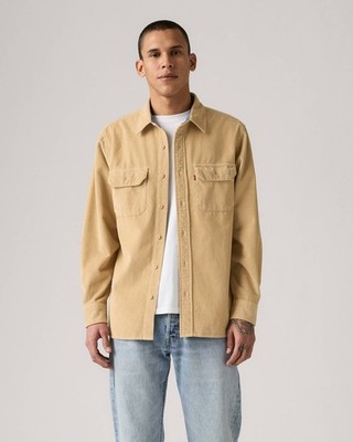 Levi's Men's Corduroy Relaxed Western Large