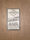 Van Halen - Market Square Arena 1980 July 30 th -Concert newspaper Ad