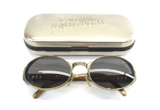 Jean Paul Gaultier 56-6102 Perforated Metal Frame Sunglasses Used