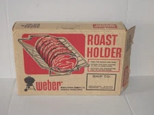 Vintage Weber Roast Holder Basket Barbecue Grill Accessories RH-95 Unused in Box