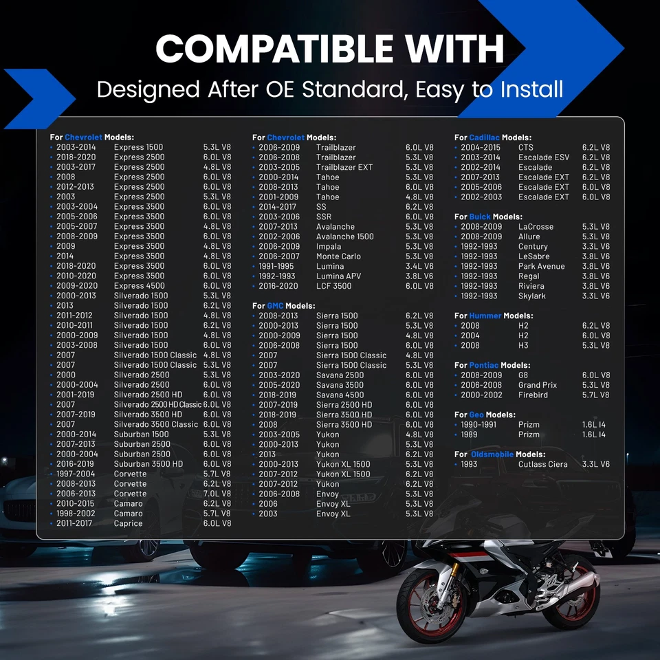 8X Iridium Spark plugs Kit For Chevy Express 1500/2500/3500 Van 9602 - Изображение 3 из 4