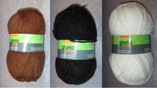 Gloria Canan 50 g 1.75 oz Skeins of Yarn 3 Light New - Choice of Color