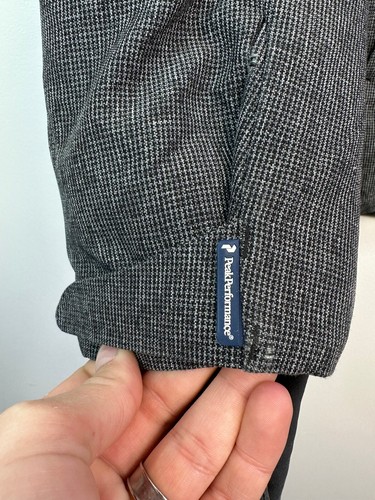 PEAK PERFORMANCE RUSU W SKI Women's Jacket Coat Size L GREY Hooded Insulated - Picture 2 of 15
