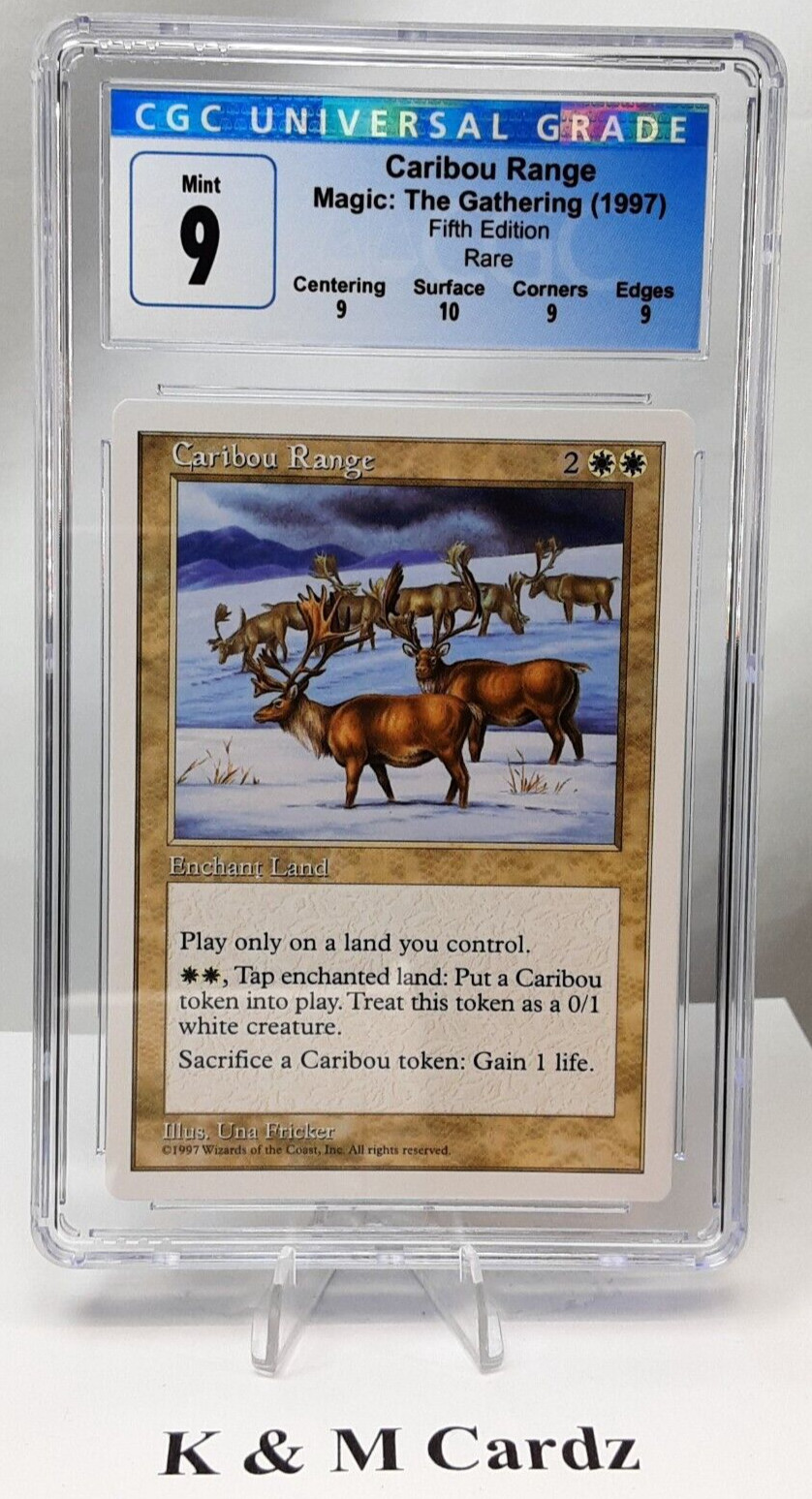 MTG - Fifth Edition - Caribou Range - Graded - CGC 9.0