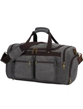 Canvas Travel Duffel Bag Large Carry On Luggage Weekender Men
