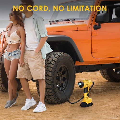 Cordless Tire Inflator 160 PSI Max Portable Air Pump with Digital - Picture 7 of 7