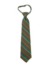 XMI Kids Boys Neck Stripe Tie Tan 14