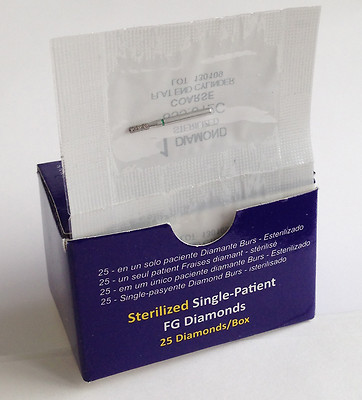 Single Patient Diamond Sterilized 379/018F Fine (25pk)$5 Combine Ship