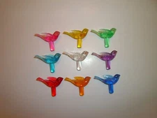  Vintage Doves Birds For Ceramic Christmas Tree Bulbs  9 Colors " DISCONTINUED'