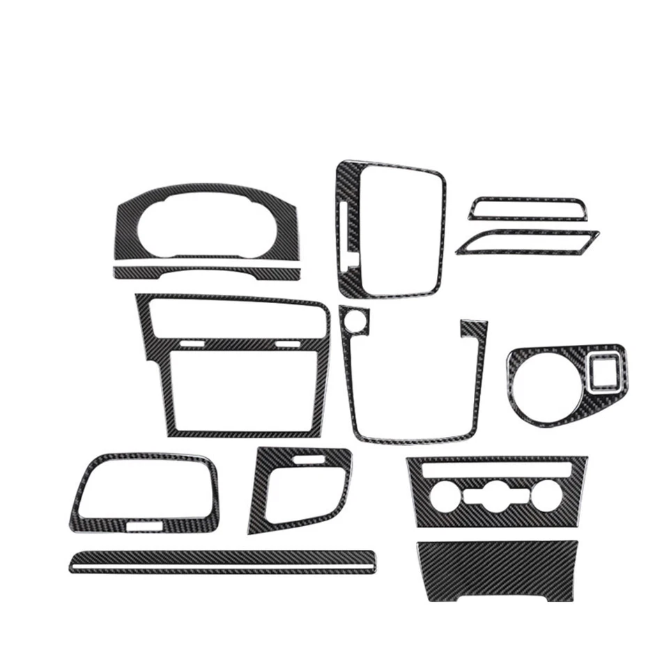 Kit de cubierta interior completo de fibra de carbono de 14 piezas para Volkswagen Golf 2014-2019 Foto 2 de 4