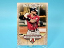 2021 Topps CHRISTIAN WALKER 'DH Debuts' Platinum Anniversary SP #/70