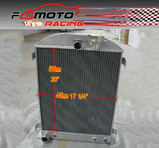 3row Aluminum Radiator For 1932 32 Ford Chopped Ford V8 Hi-boy Grill Shorter At